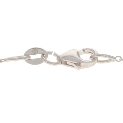 Akoya Pearl and Diamond Cable Chain Pendant Necklace White Gold