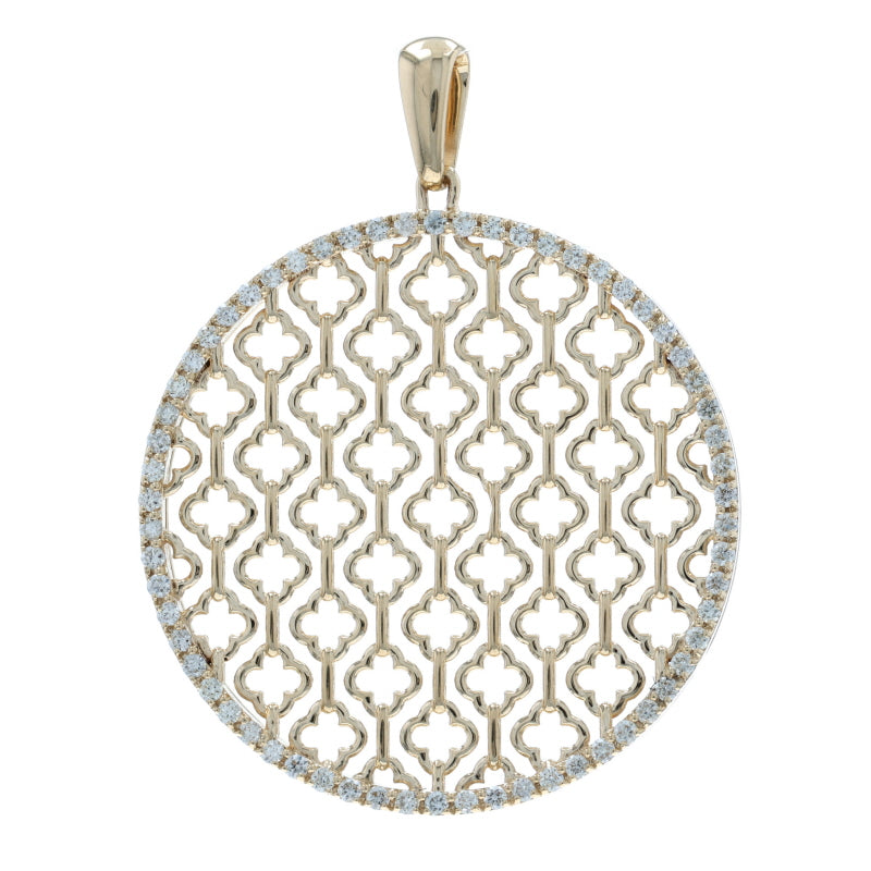 .50ctw Diamond Pendant Yellow Gold