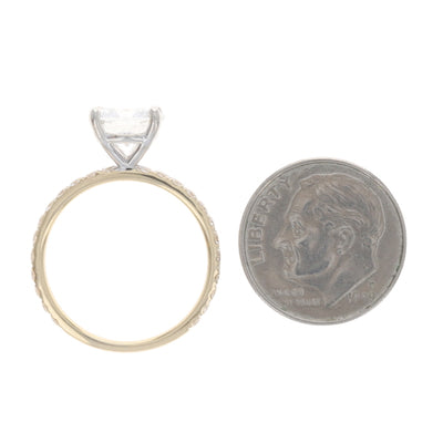 2.33ctw Diamond and Diamond Ring Yellow Gold