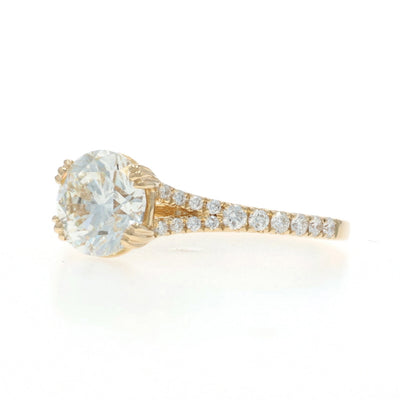 1.77ctw Diamond and Diamond Ring Yellow Gold