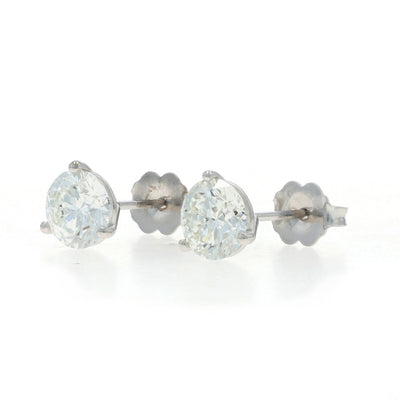 2.41ctw Diamond Earrings White Gold