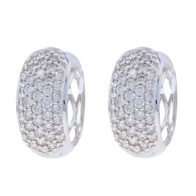 1.50ctw Diamond Earrings White Gold