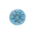 1.65ct Round Blue Zircon