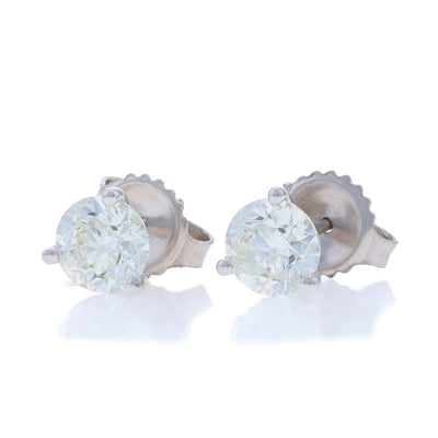 1.44ctw Diamond Earrings White Gold