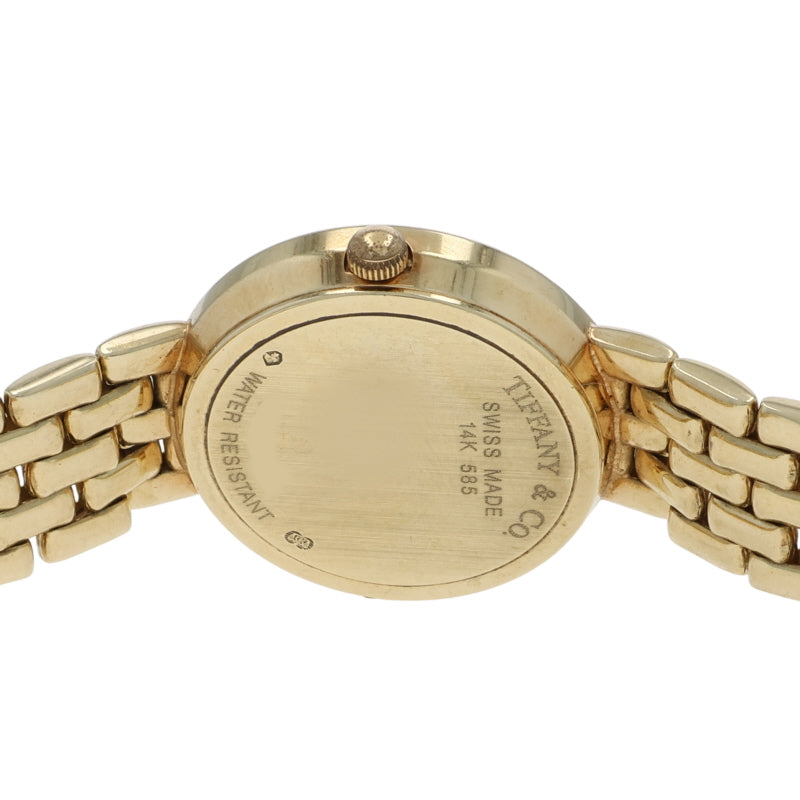 Tiffany & Co. Classic Round .40 Diamond Ladies Watch Yellow Gold