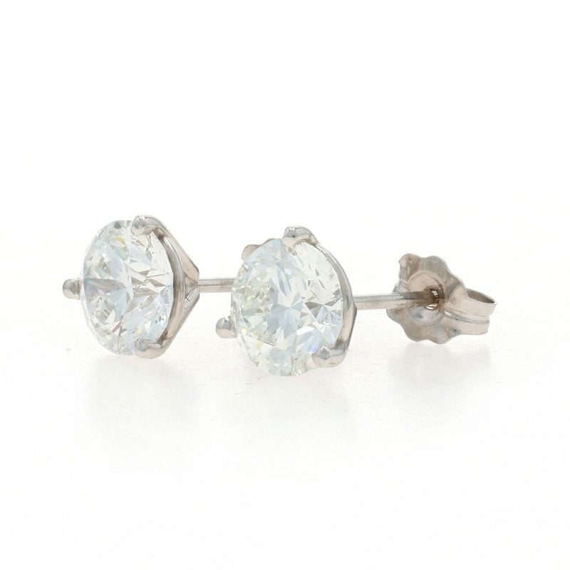 2.01ctw Diamond Women's Earrings White Gold