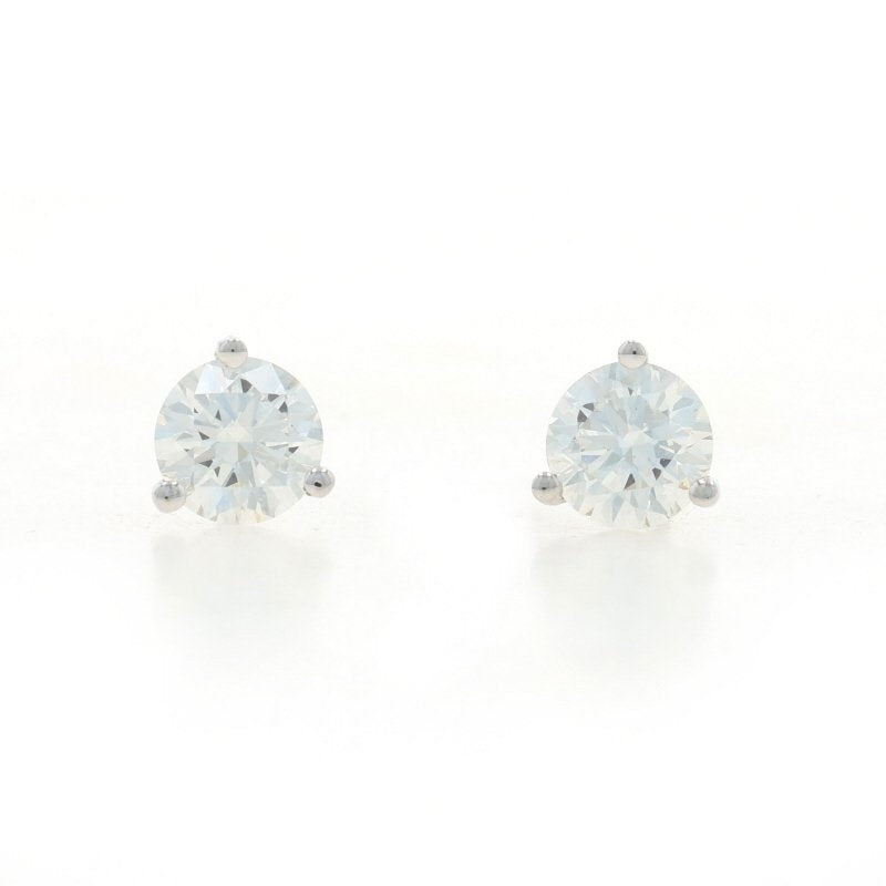 1.24ctw Diamond Women's Earrings White Gold