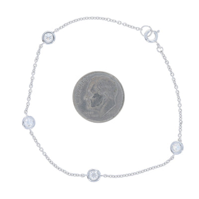 .39ctw Diamond Cable Bracelet White Gold