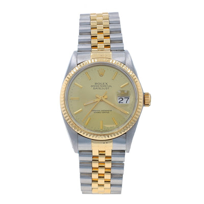 Rolex Perpetual Datejust Men's Watch 16013 Stainless Steel Automatic