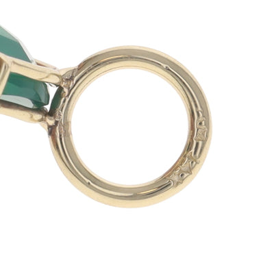 Green Lapis Lazuli Women's Pendant Yellow Gold