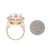 16.57ctw Morganite and Diamond Ring Rose Gold