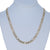 Men's Figaro Chain Necklace Yellow Gold