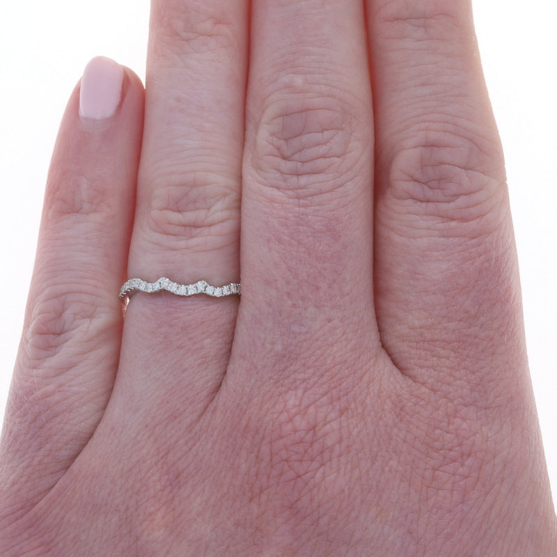 .18ctw Diamond Wedding Band White Gold