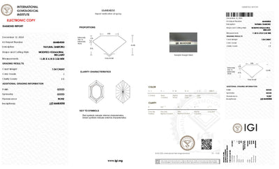 1.04ct Diamond Pendant Necklace Yellow Gold