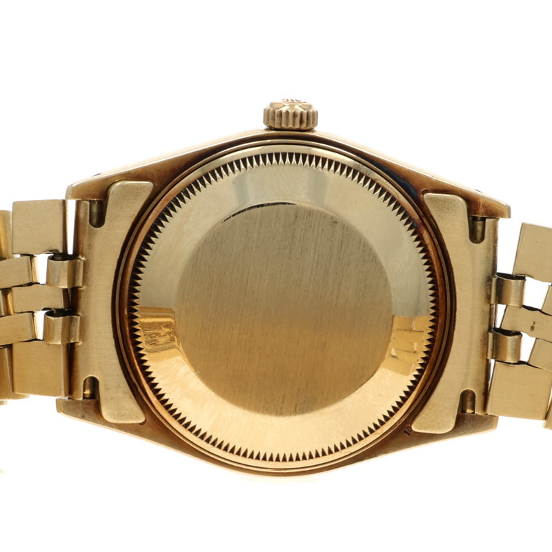 Rolex Oyster Perpetual Date Mens Watch 15037 Yellow Gold Automatic