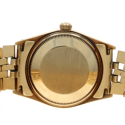 Rolex Oyster Perpetual Date Mens Watch 15037 Yellow Gold Automatic