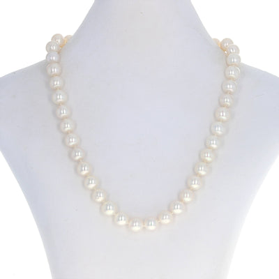 Freshwater Cultured Pearl Necklace White Gold