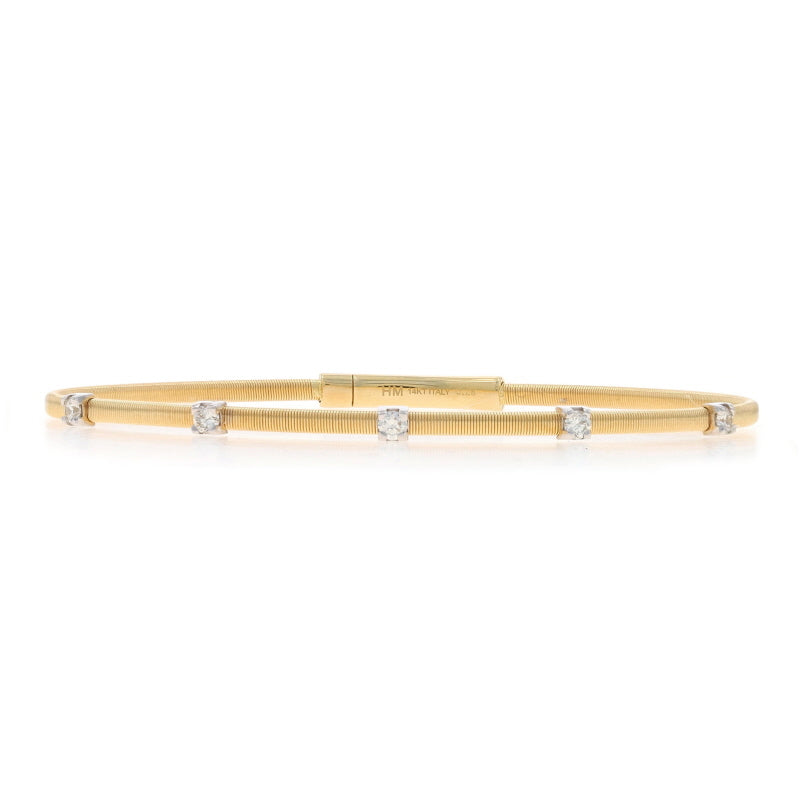 .25ctw Diamond Bracelet Yellow Gold