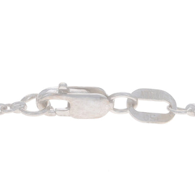 1.58ctw Diamond Cable Chain Pendant Necklace White Gold