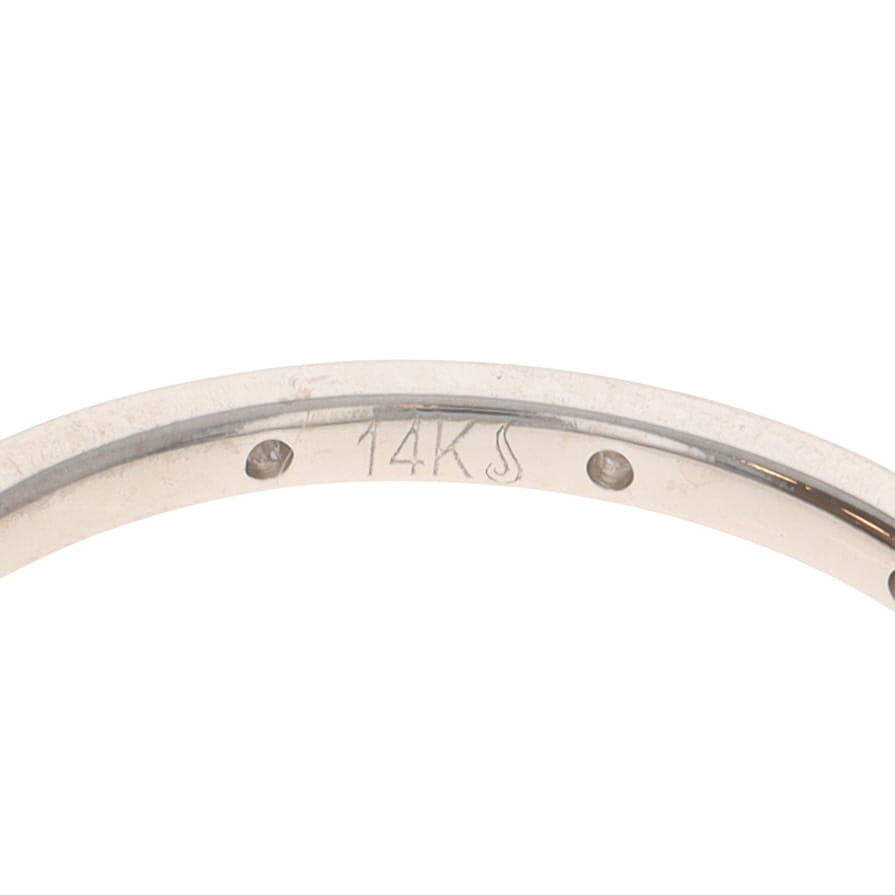 Diamond Band White Gold