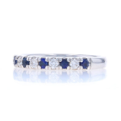 .67ctw Sapphire and Diamond Band White Gold