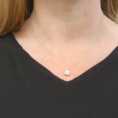 .76ctw Diamond Women's Necklace Yellow Gold