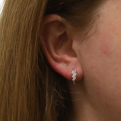 .82ctw Diamond Women's Earrings Yellow Gold