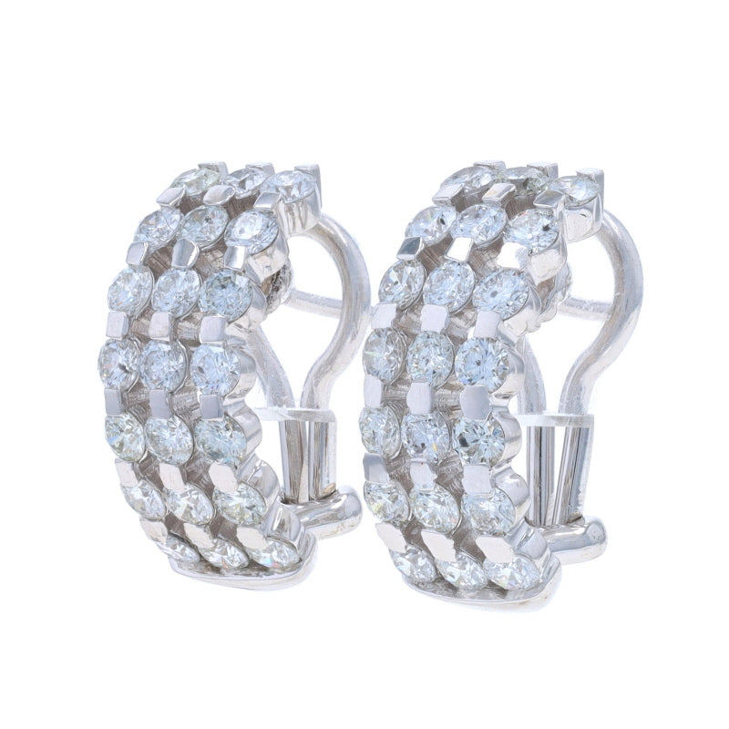 2.50ctw Diamond Earrings White Gold