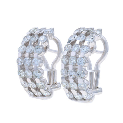 2.50ctw Diamond Earrings White Gold