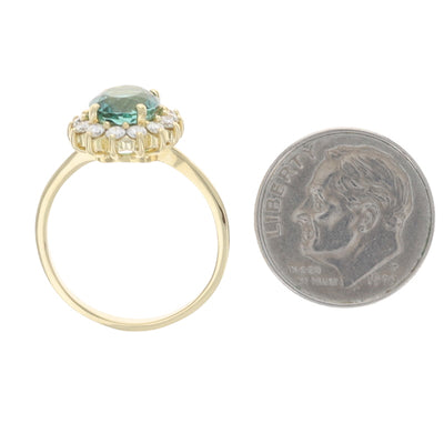 H Stern 2.03ctw Tourmaline and Diamond Ring Yellow Gold