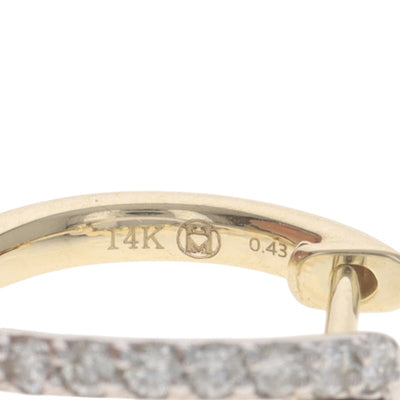 .43ctw Diamond Women's Earrings Yellow Gold