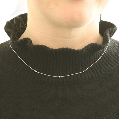 .50ctw Diamond Women's Diamond by the Yard Necklace White Gold