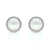 .10ctw Freshwater Pearl and Diamond Earrings White Gold