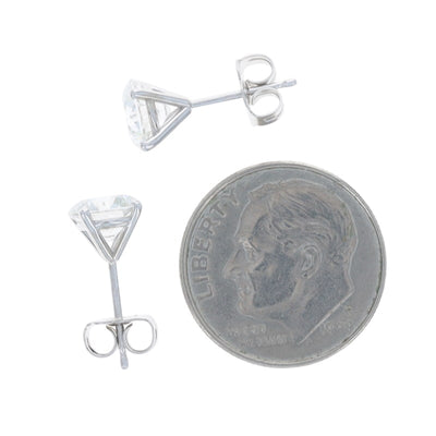 2.02ctw Diamond Women's Earrings White Gold