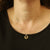 .12ctw Diamond Paperclip Chain Pendant Necklace Yellow Gold