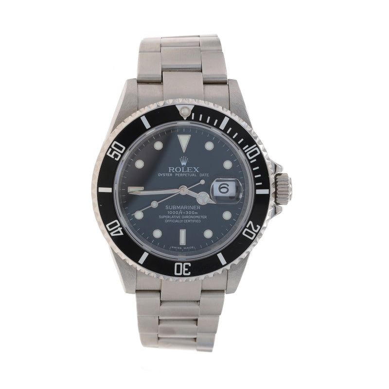 Rolex Oyster Perpetual Submariner Men's Watch 16610 Stainless Steel Automatic