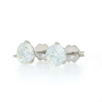 2.04ctw Diamond Women's Earrings White Gold