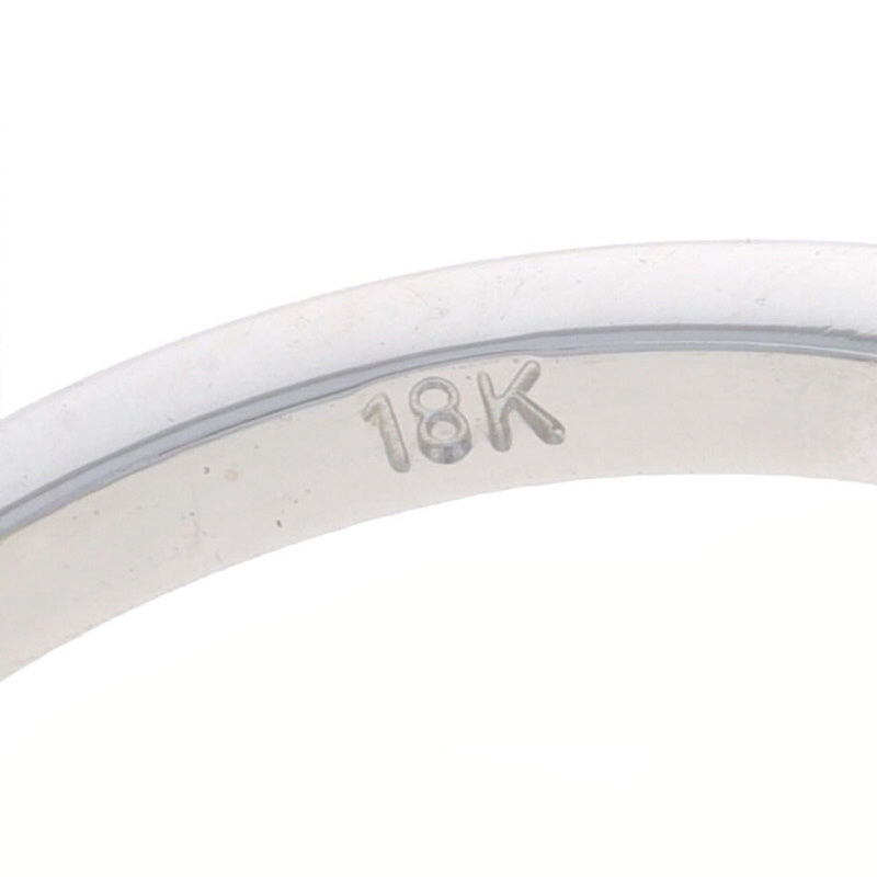 3.13ctw Australian Opal and Diamond Ring White Gold