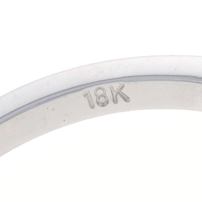 3.13ctw Australian Opal and Diamond Ring White Gold