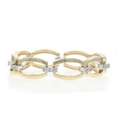.80ctw Diamond Bracelet Yellow Gold