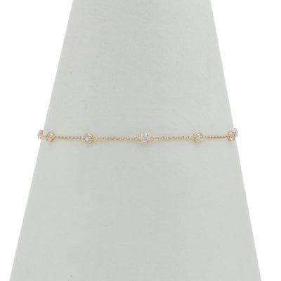 .50ctw Diamond Women's Cable Bracelet Yellow Gold