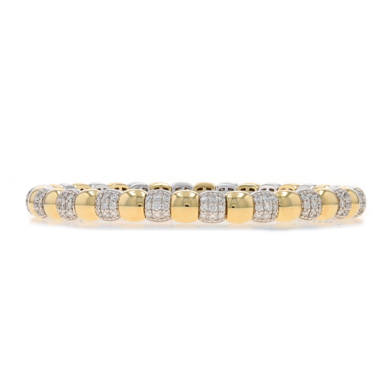 1.95ctw Diamond Bracelet Yellow Gold