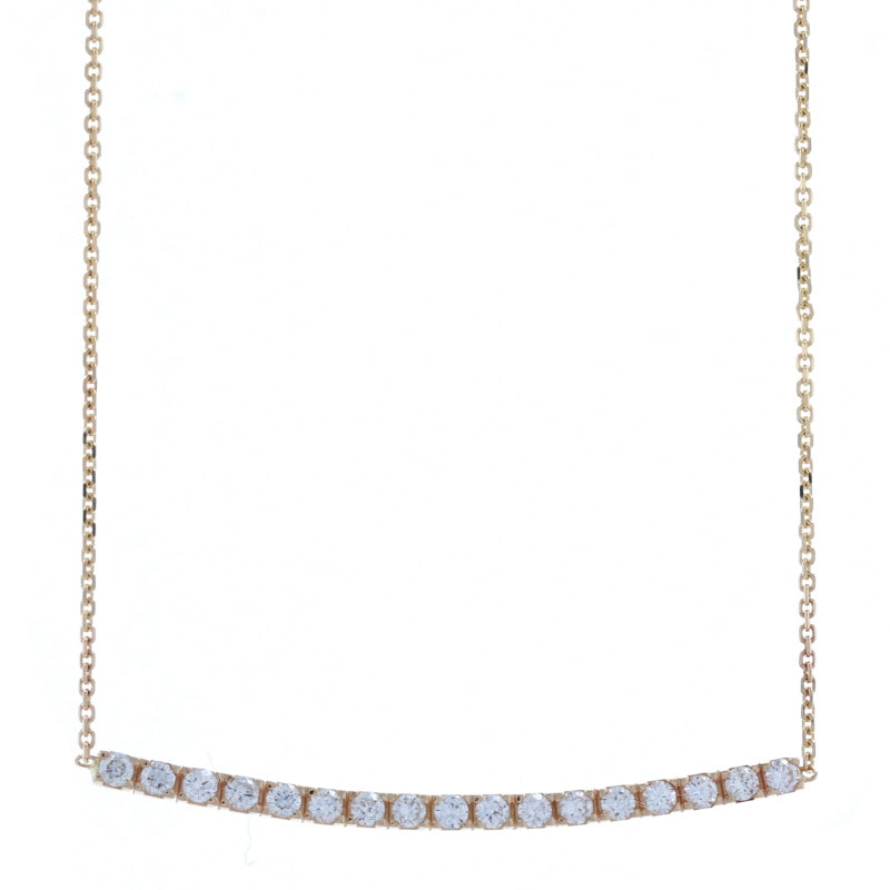 .28ctw Diamond Pendant Necklace Yellow Gold