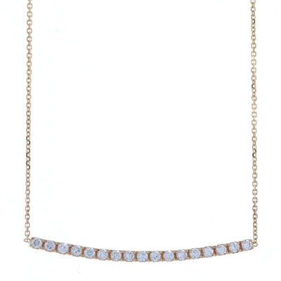 .28ctw Diamond Pendant Necklace Yellow Gold