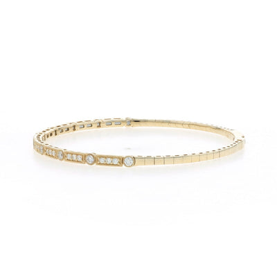 .74ctw Diamond Women's Bracelet Yellow Gold