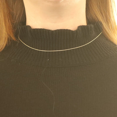 Wheat Chain Necklace Yellow Gold