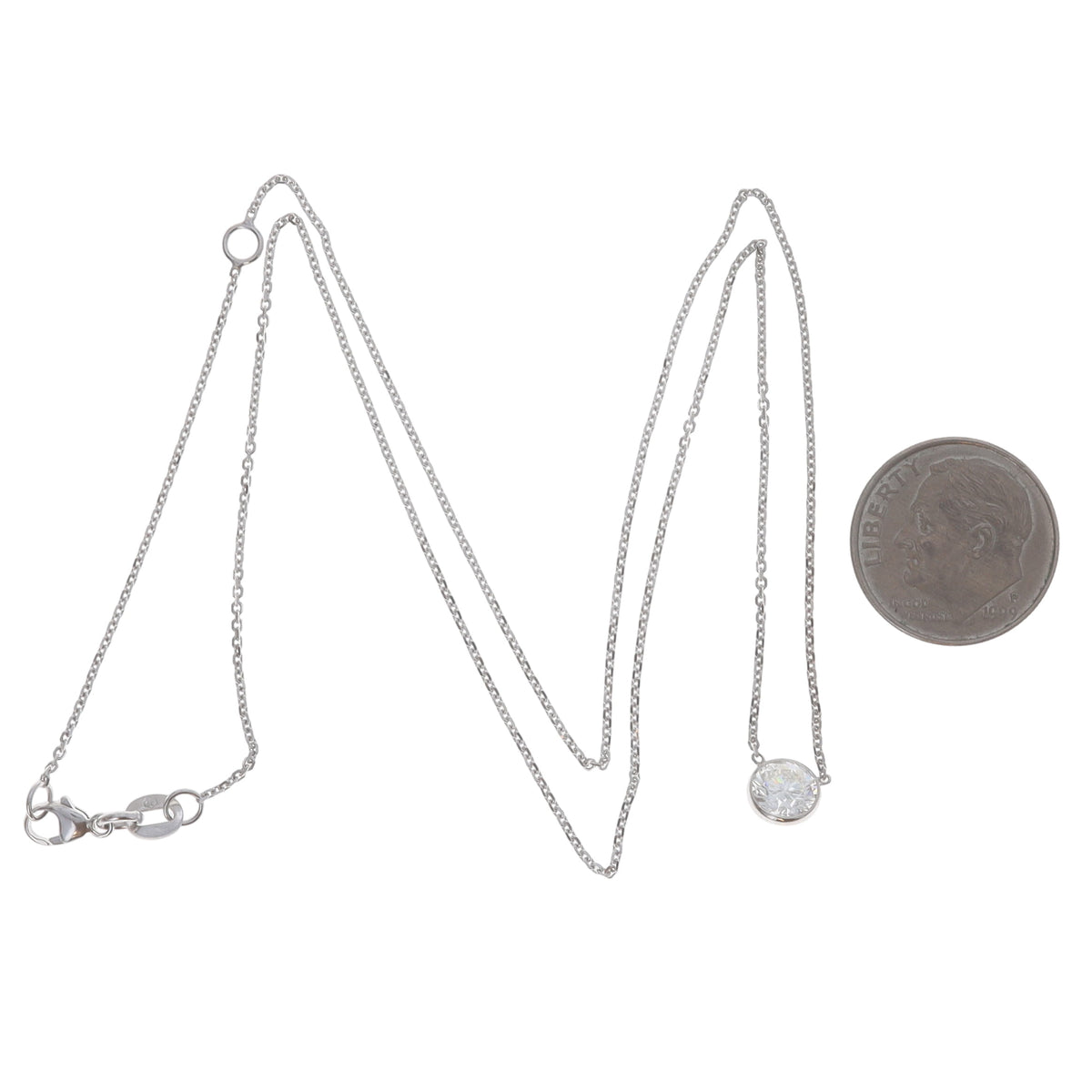 .70ct Diamond Pendant Necklace White Gold