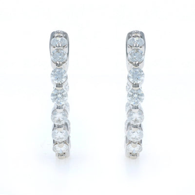 1.15ctw Diamond Earrings White Gold