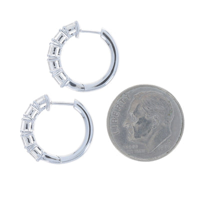1.84ctw Diamond Earrings White Gold