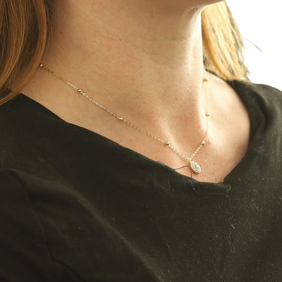 .23ctw Diamond Women's Pendant Necklace Yellow Gold